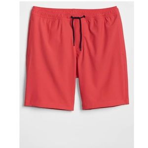 Gap Men's 9" Swim Trunks Hula Red Sz XXL Smooth,